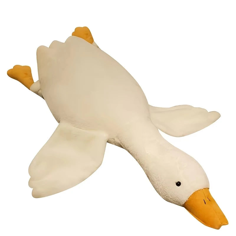 Plush Duck Dog Toy With Realistic Goose Design Chew