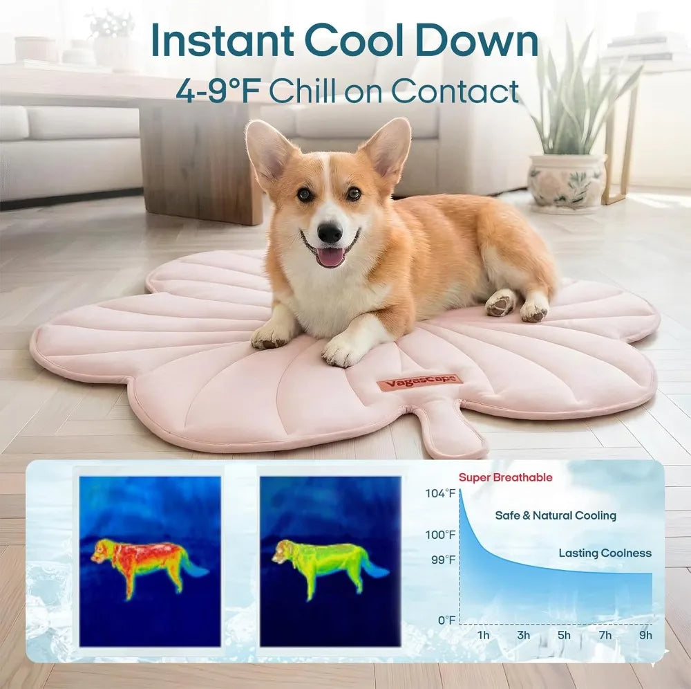 Dog Cooling Mat Portable Indoor Outdoor Pad for Pets