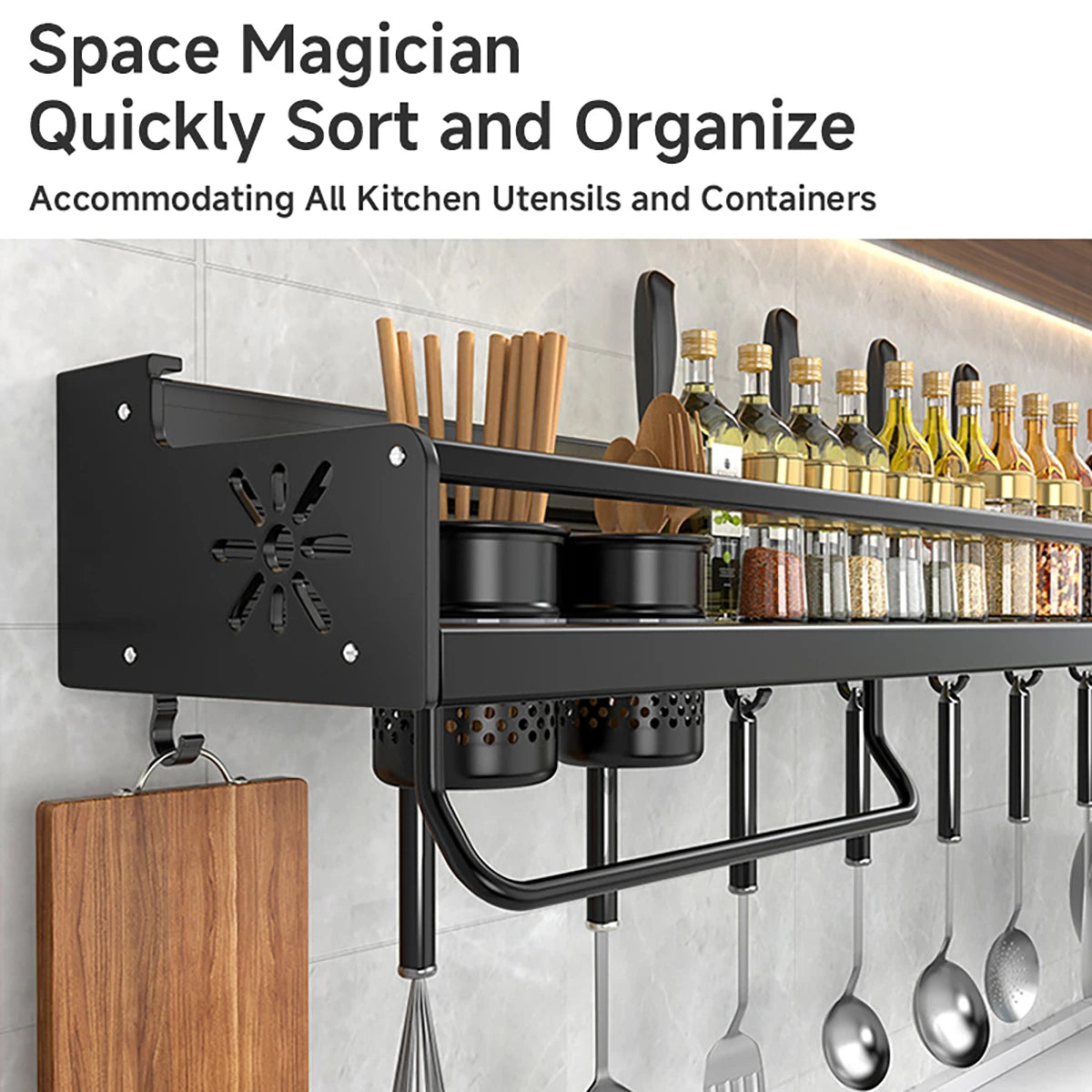 Metal Kitchen Shelf With Drainage Design Easy To Clean