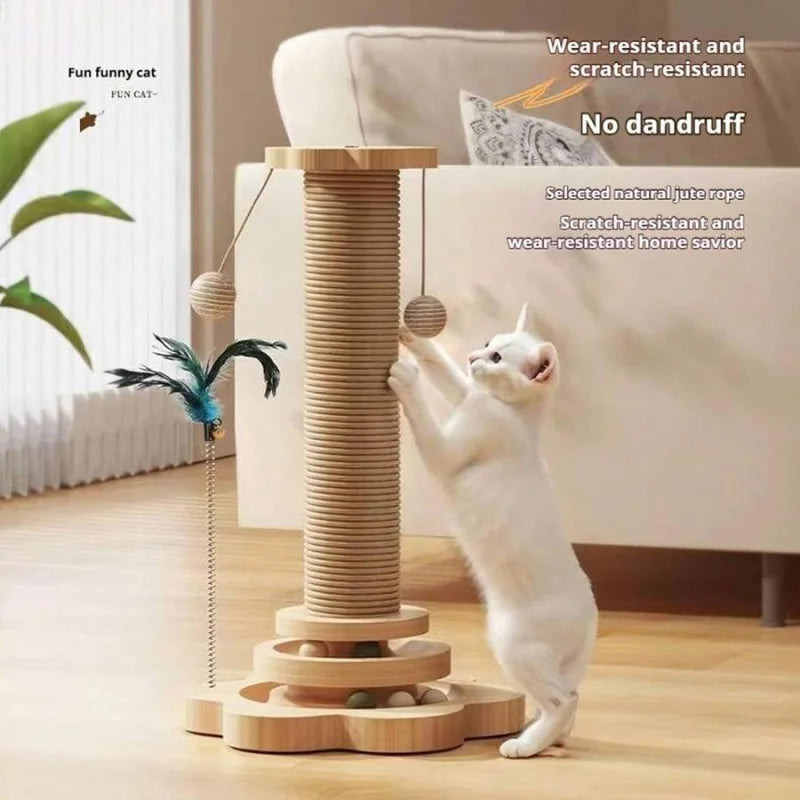 Cat Scratching Board And Climbing Frame Durable Multifunctional
