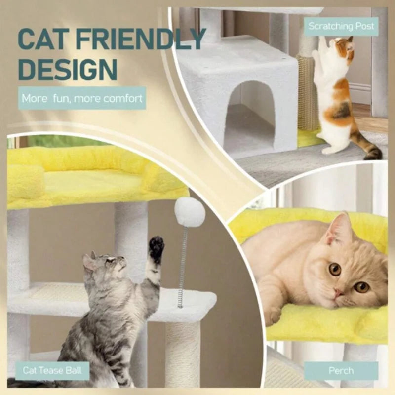NONECN Multi-Level Cat Climbing Frame for Cats