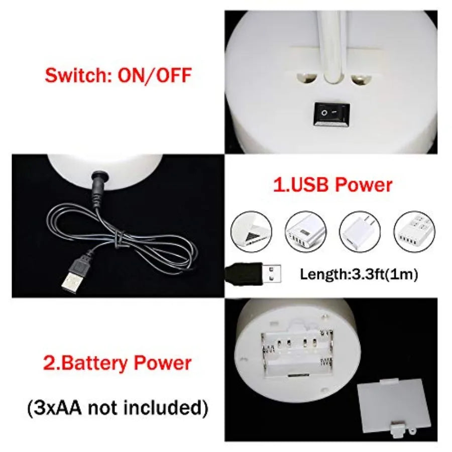 LED Neon Bat Lights Bat Shaped Sign Night Light Battery Operated