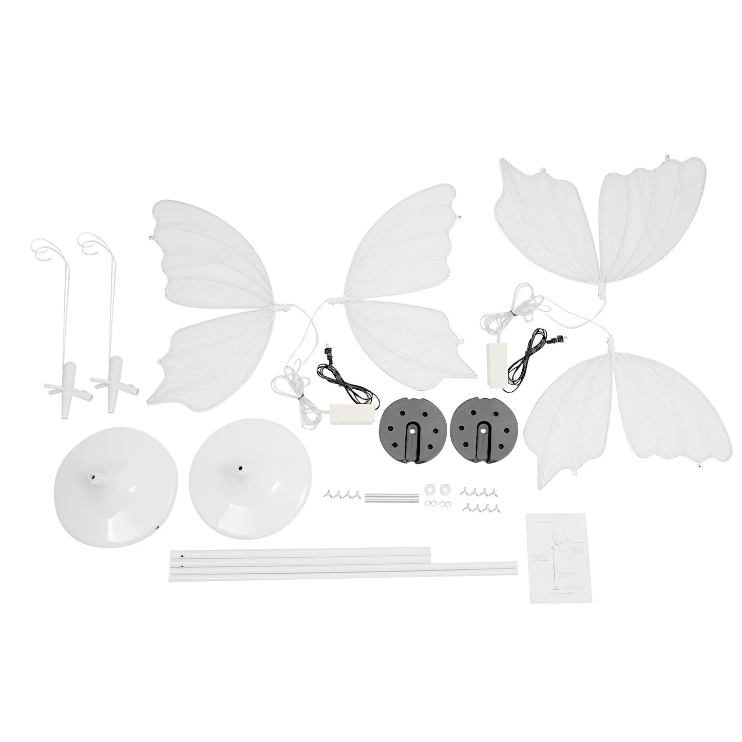 Two Pack Romantic Butterfly Floor Lamp 48W Wedding LED Decor