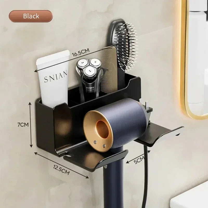 ATMDOG Hair Dryer Holder Wall Mount Suction Cup Organizer Rustproof