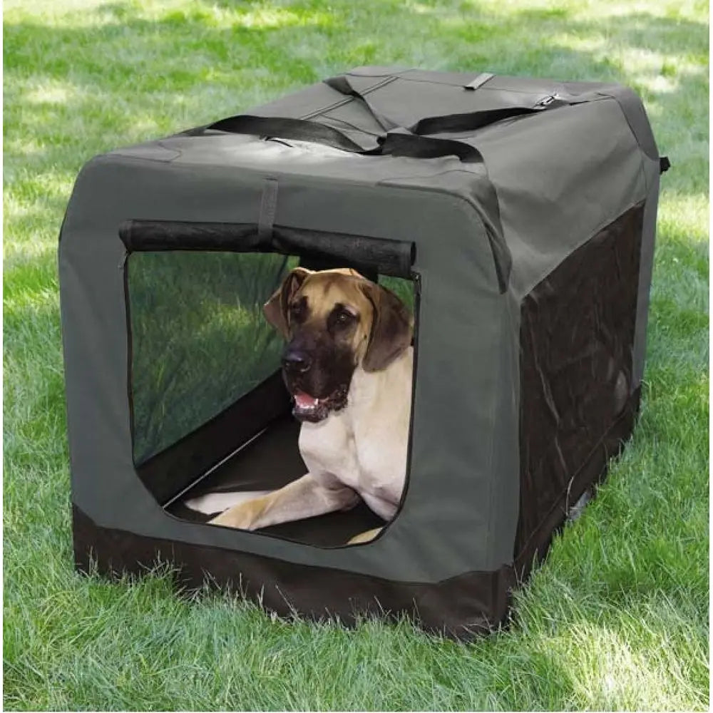 Collapsible Dog Crate for Travel Lightweight and Durable