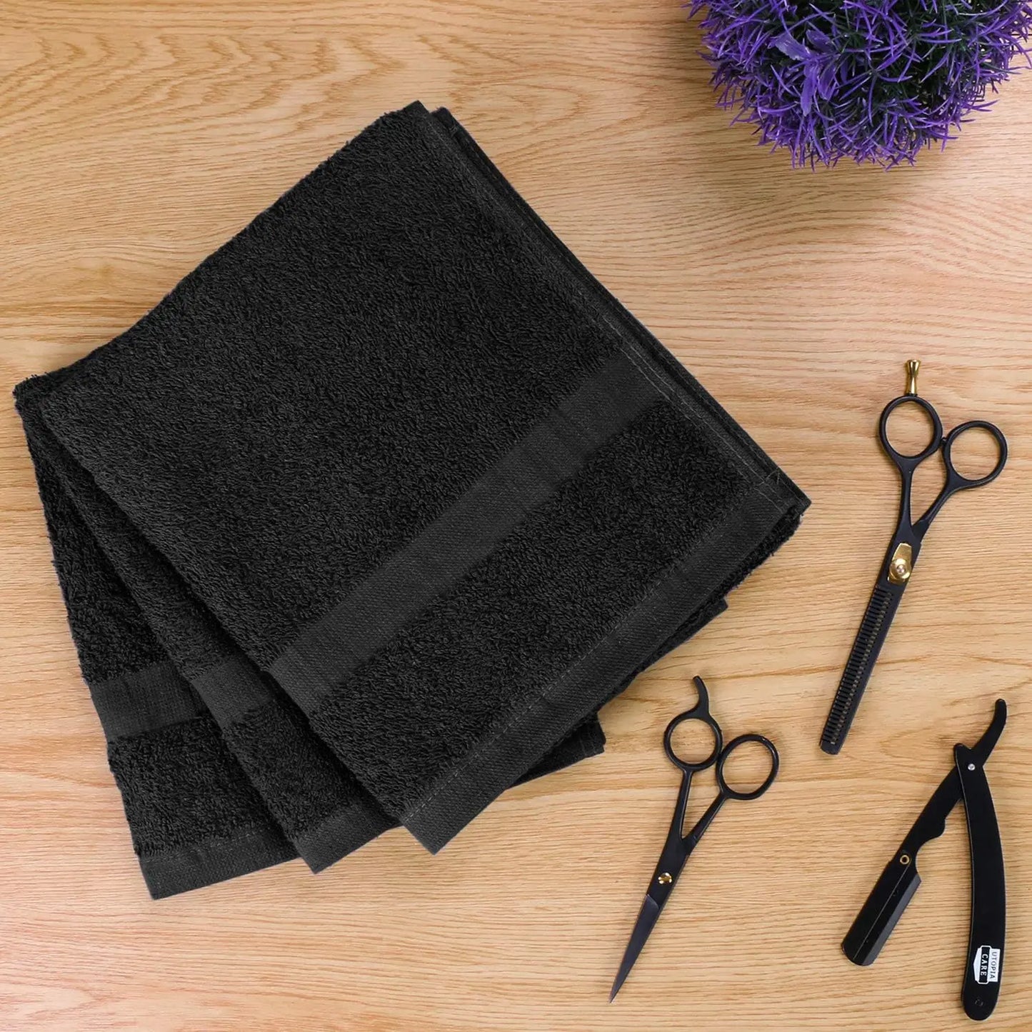 Salon Towels 24 Pack Professional Cotton Absorbent for Spa