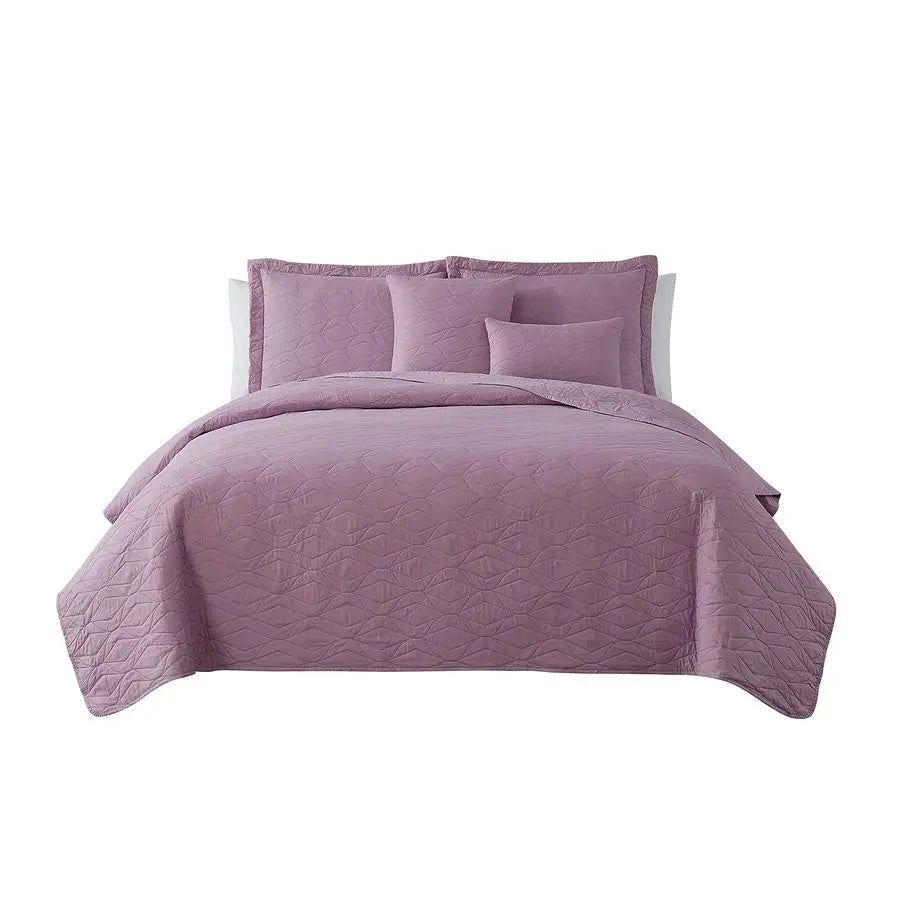 Pinsonic Weave All Season Lightweight Quilt Set with Pillow