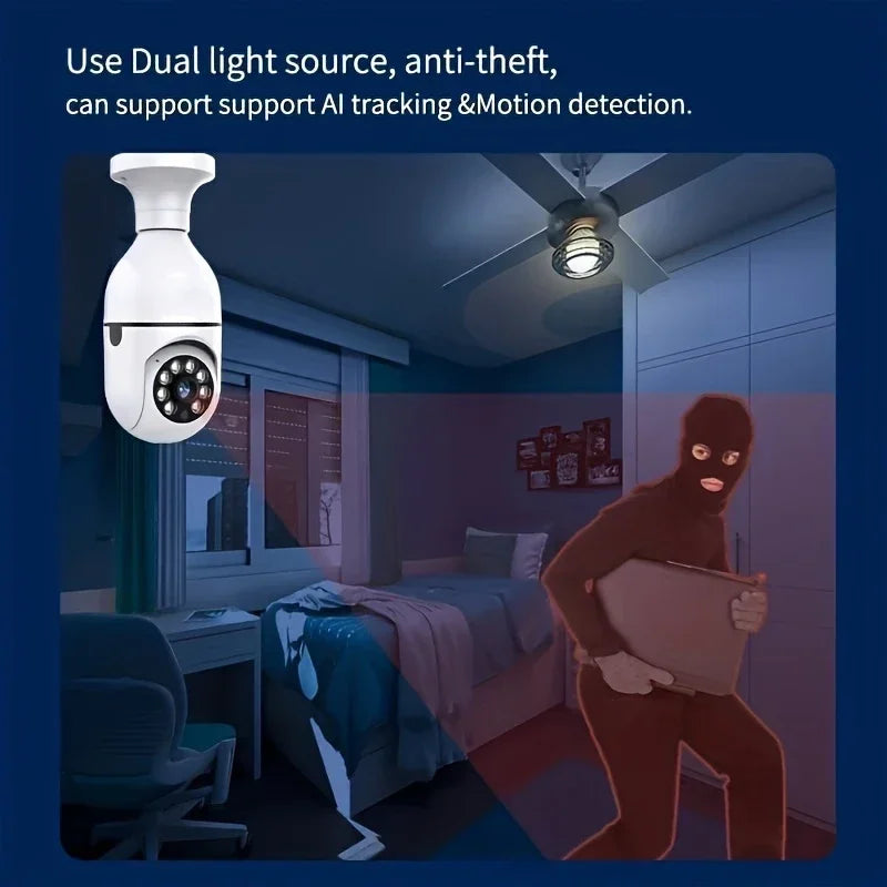 BoyKeep Ease Life App Light Bulb Security Cameras Outdoor Wireless