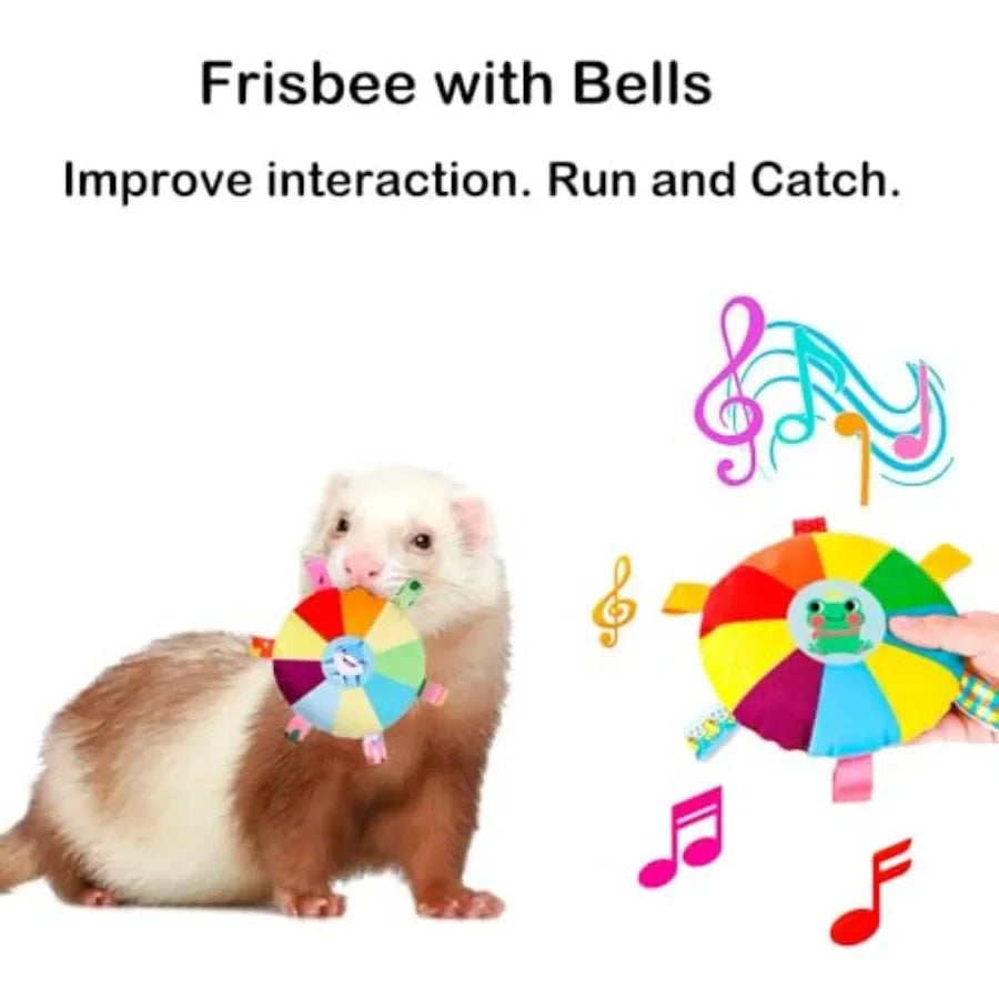 Ferret Chew Toys With Squeakers Durable Tug of War Pack