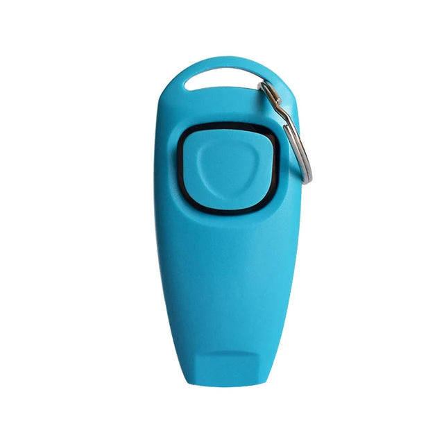 2 In 1 Dog Training Clicker And Whistle With Key Ring