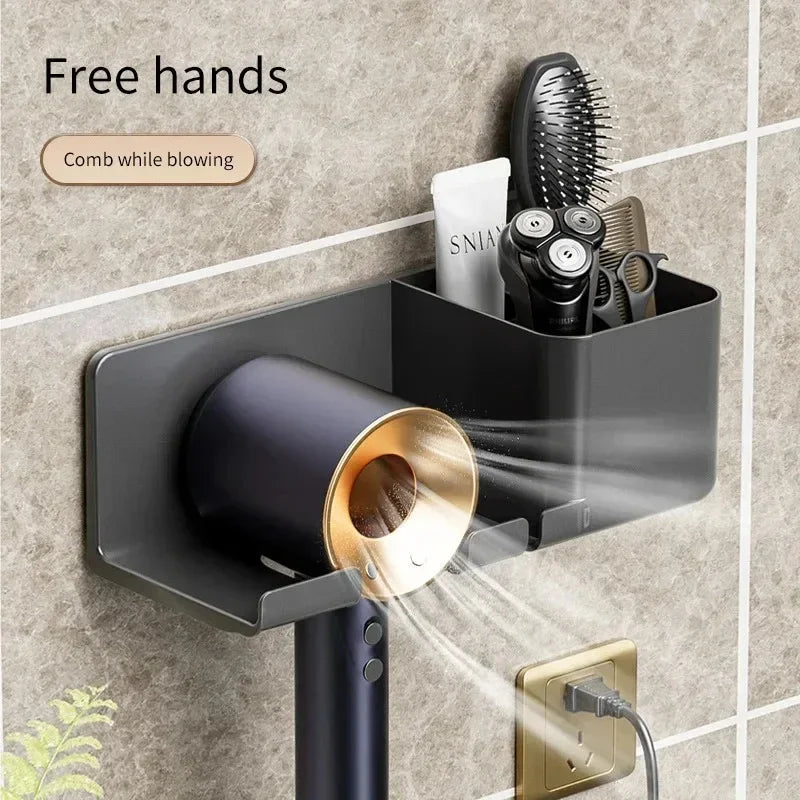 ATMDOG Hair Dryer Holder Wall Mount Suction Cup Organizer Rustproof