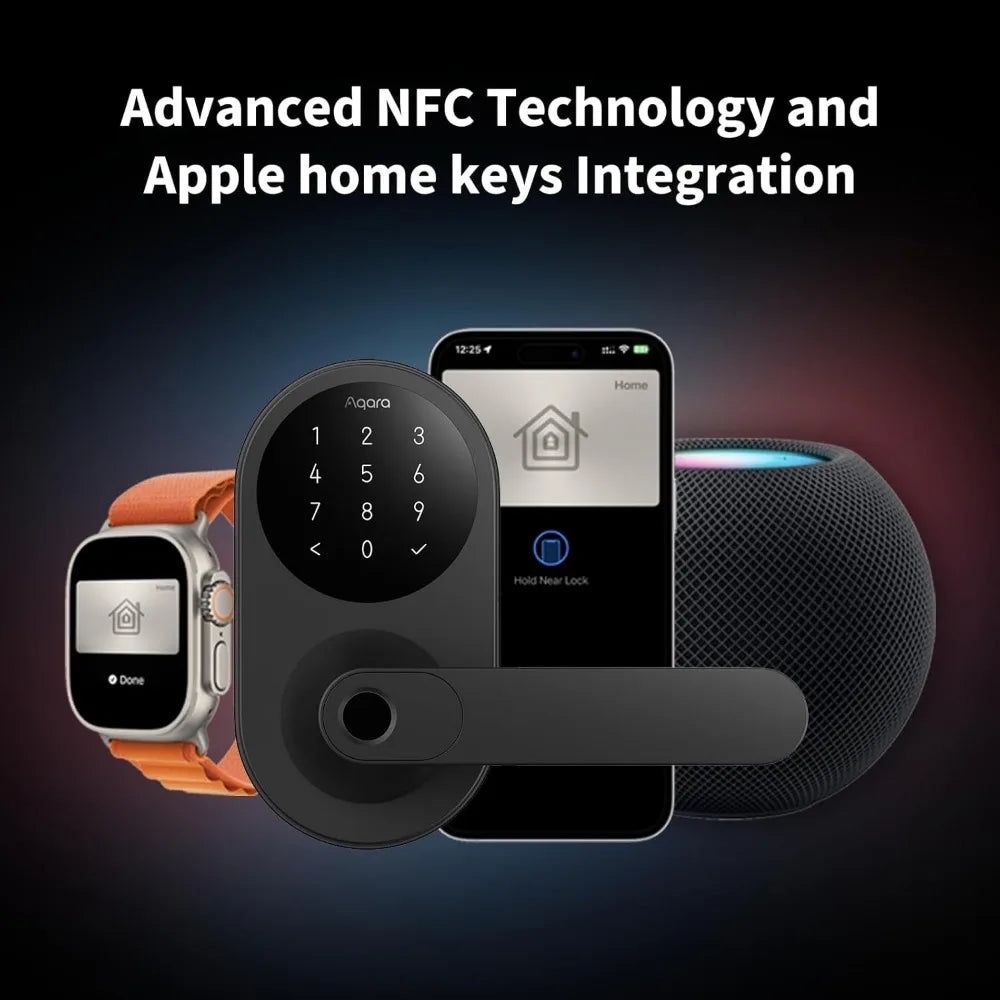 Kankeirr U300 Smart Lock Biometric Keyless Door Lock With Apple Home Keys