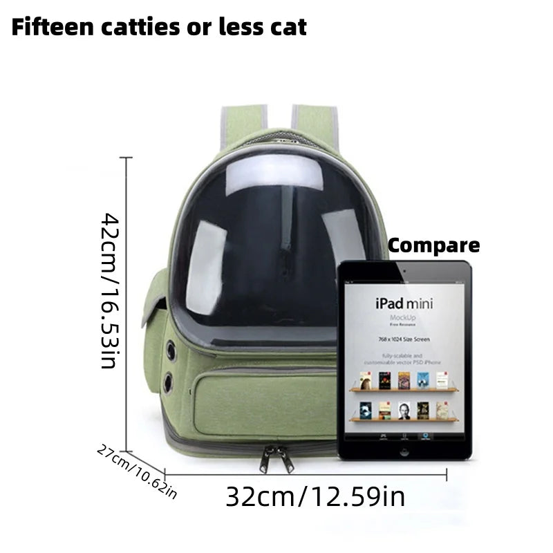 Cat Carrier Bag Outdoor Travel Backpack For Cats Small Dogs