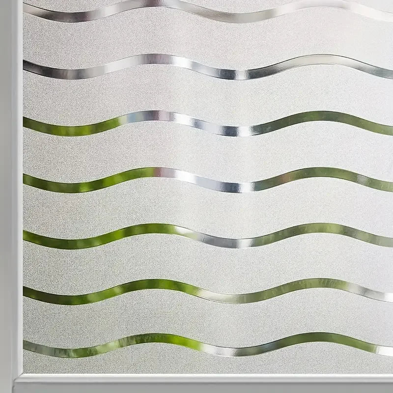 Window Privacy Film Frosted Glass Static Cling PVC For Home