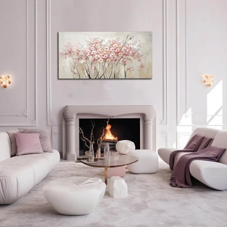 Floral Oil Painting Canvas Art Wall Decor Botanical