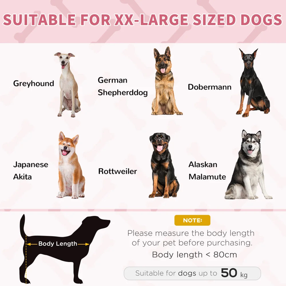 PawHut Elevated Breathable Dog Bed With Carry Bag Outdoor