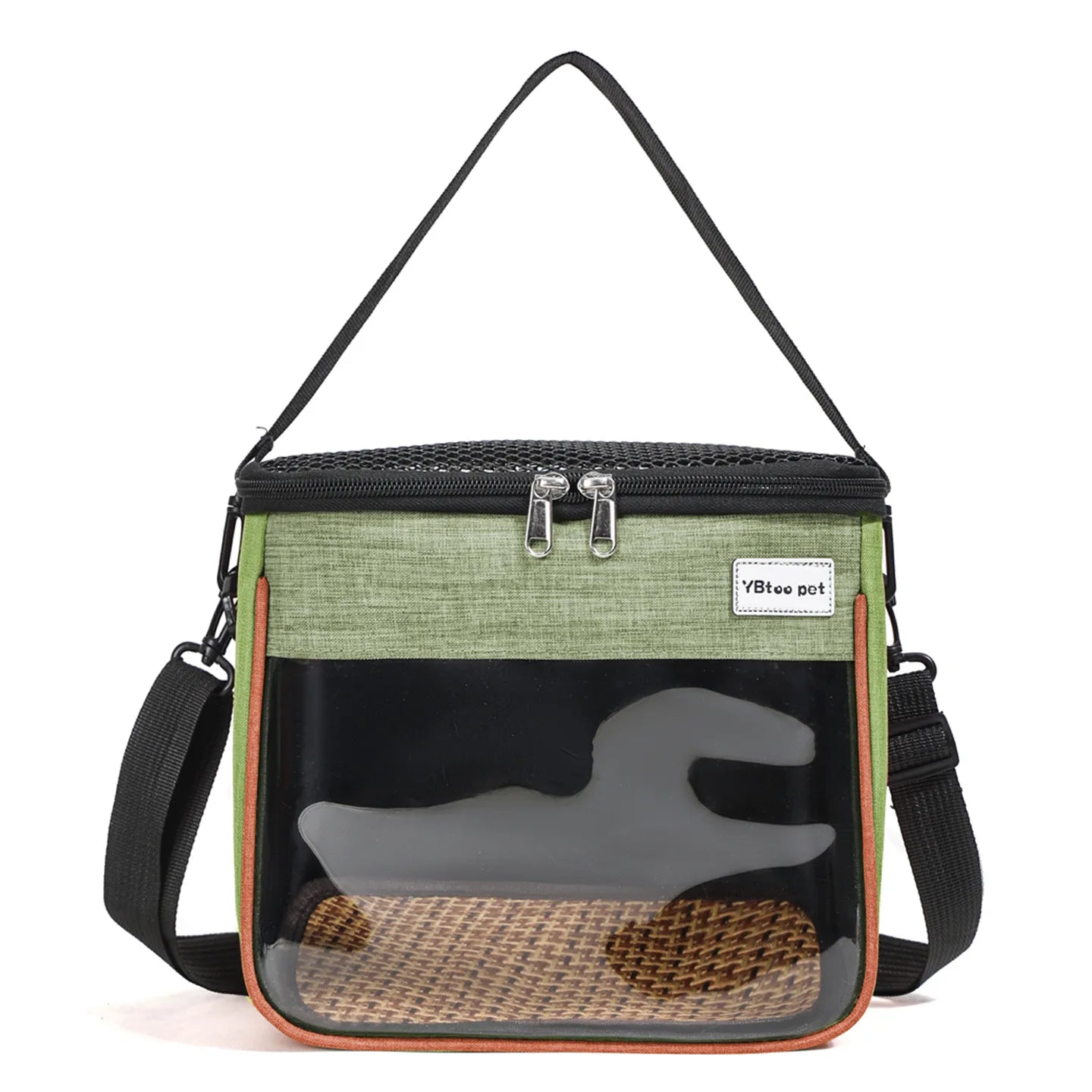 Transparent Crossbody Pet Carrier For Sugar Gliders Hamsters And Rats